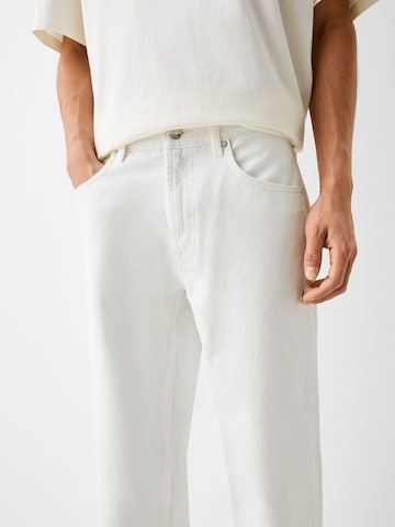 Regular Jean Bershka en blanc