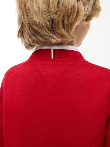 TOMMY HILFIGER Pullover in Rot