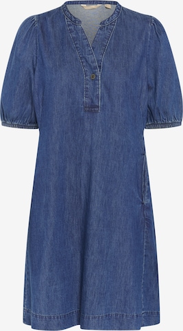 CULTURE - Vestido 'Berteline Arpa' em azul: frente