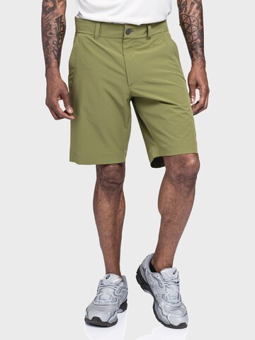 Schöffel Regular Outdoor trousers ' Urban Shorts Style Gharra MNS ' in Green: front