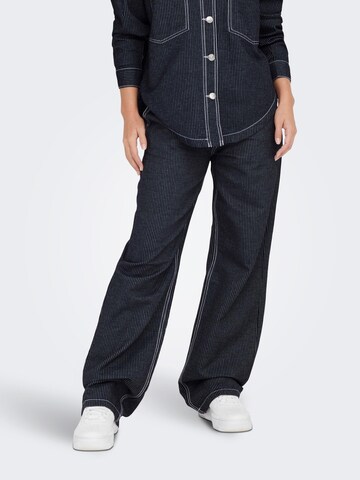 JDY Regular Hose 'Nevaeh' in Blau: Vorderseite
