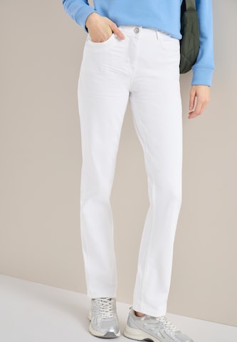CECIL Slim fit Jeans in White: front