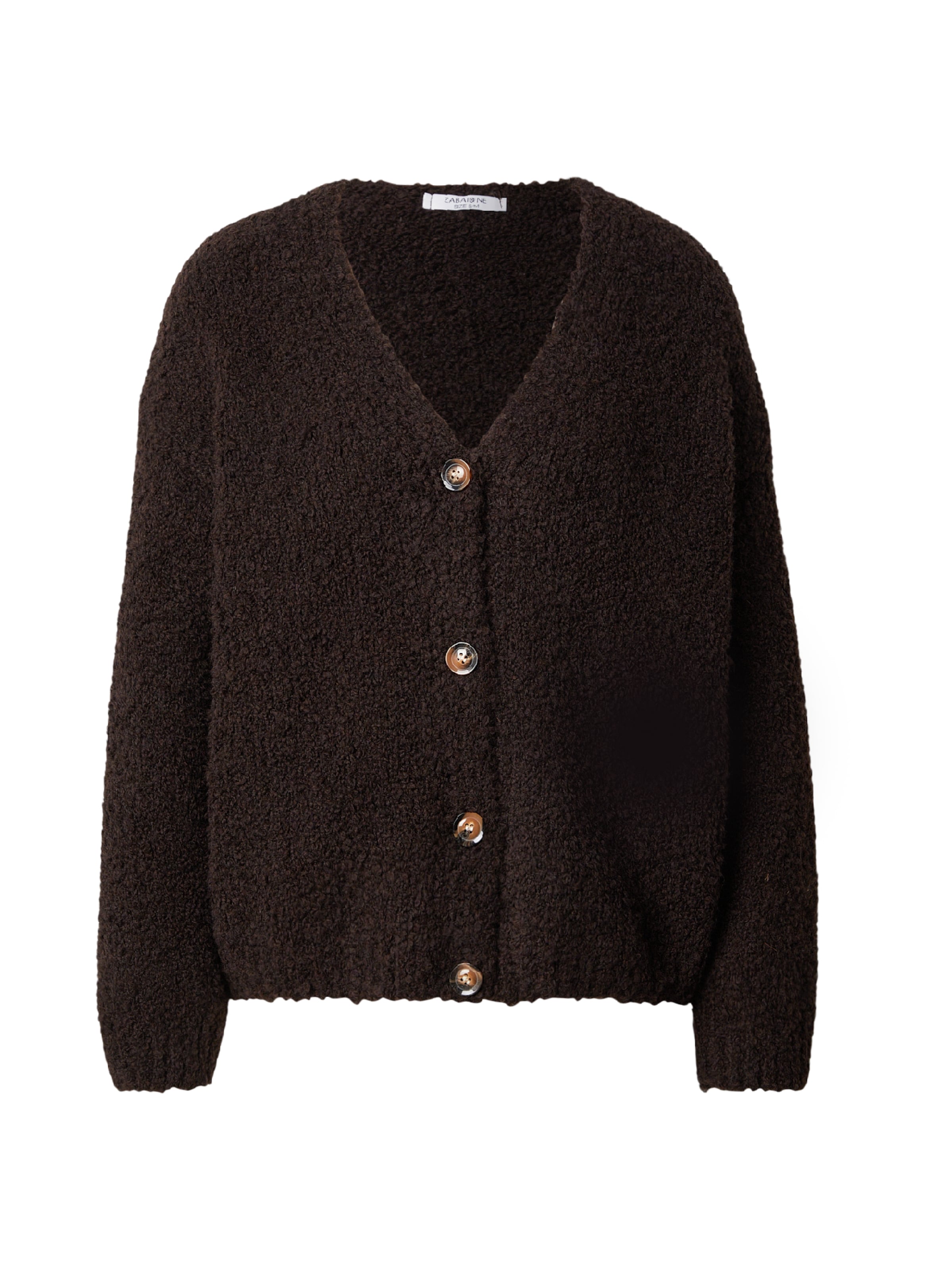 Cardigan 'So44fia' ZABAIONE en marron : devant