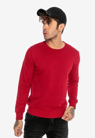 Redbridge Sweatshirt 'Bristol' in Rood: voorkant