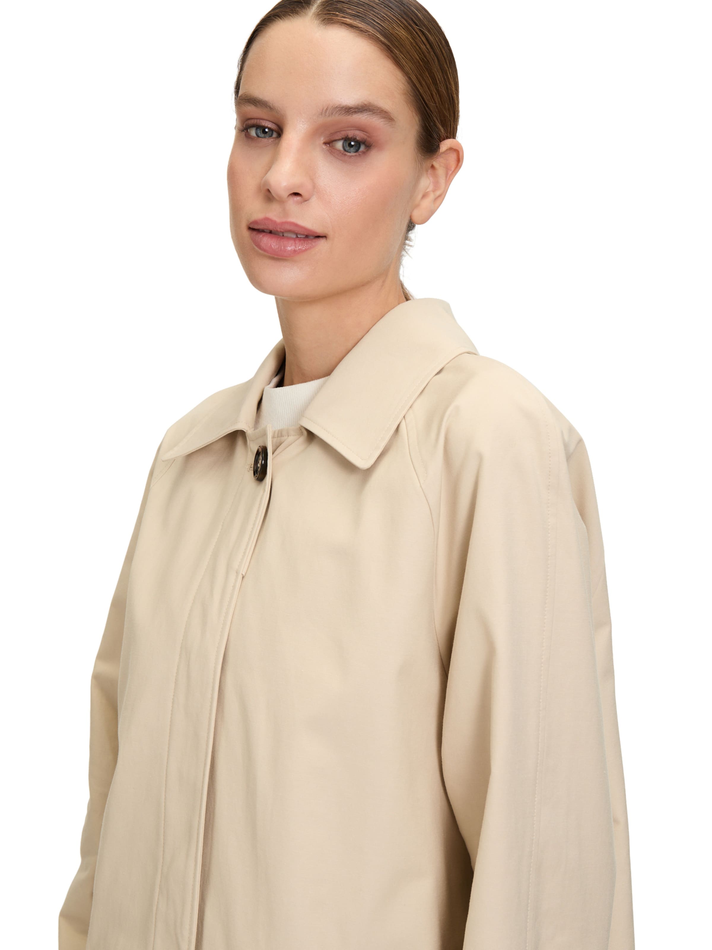 Manteau mi-saison Amber & June en beige