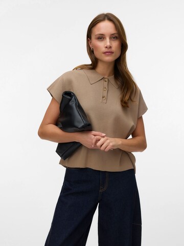 Pullover 'AWAlice' di VERO MODA in beige: frontale