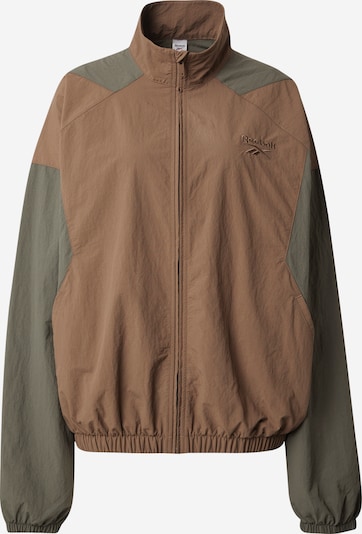 Reebok Between-Season Jacket in Brown / Green, Item view