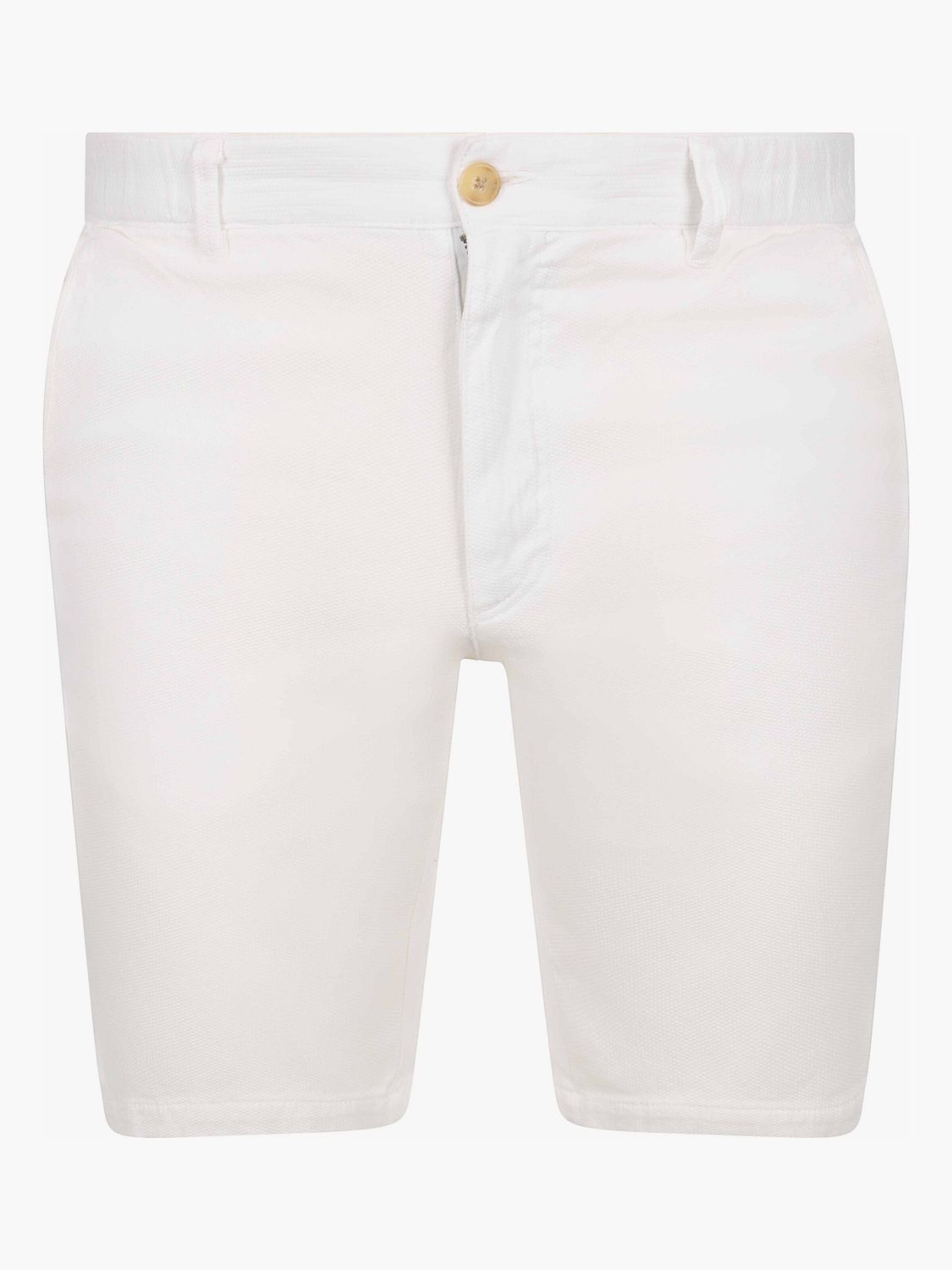 Suitable Slimfit Broek 'Ferdinand' in Wit: voorkant
