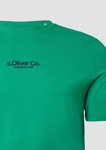 s.Oliver Men Tall Sizes T-Shirt in Grün
