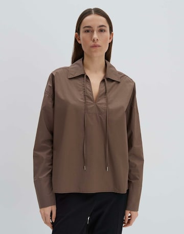 Someday Bluse in Braun: Vorderseite