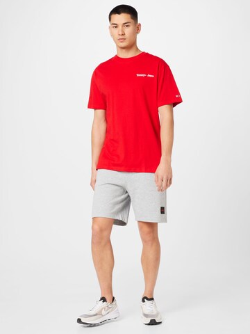 Tommy Jeans T-Shirt in Rot