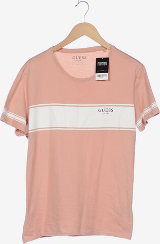 GUESS Shirt in L-XL in Orange: front