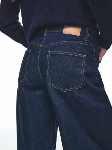 Pull&Bear Wide Leg Jeans in Blau