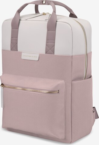 Kapten & Son Rygsæk 'Bergen Small Dusty Rose' i pink: forside