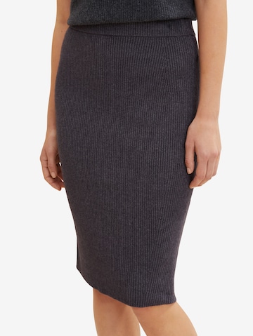 TOM TAILOR Skirt in Grey