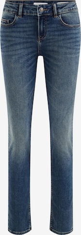 WE Fashion Slim fit Jeans in Blue: front