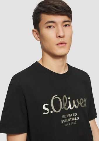 s.Oliver Shirt in Zwart