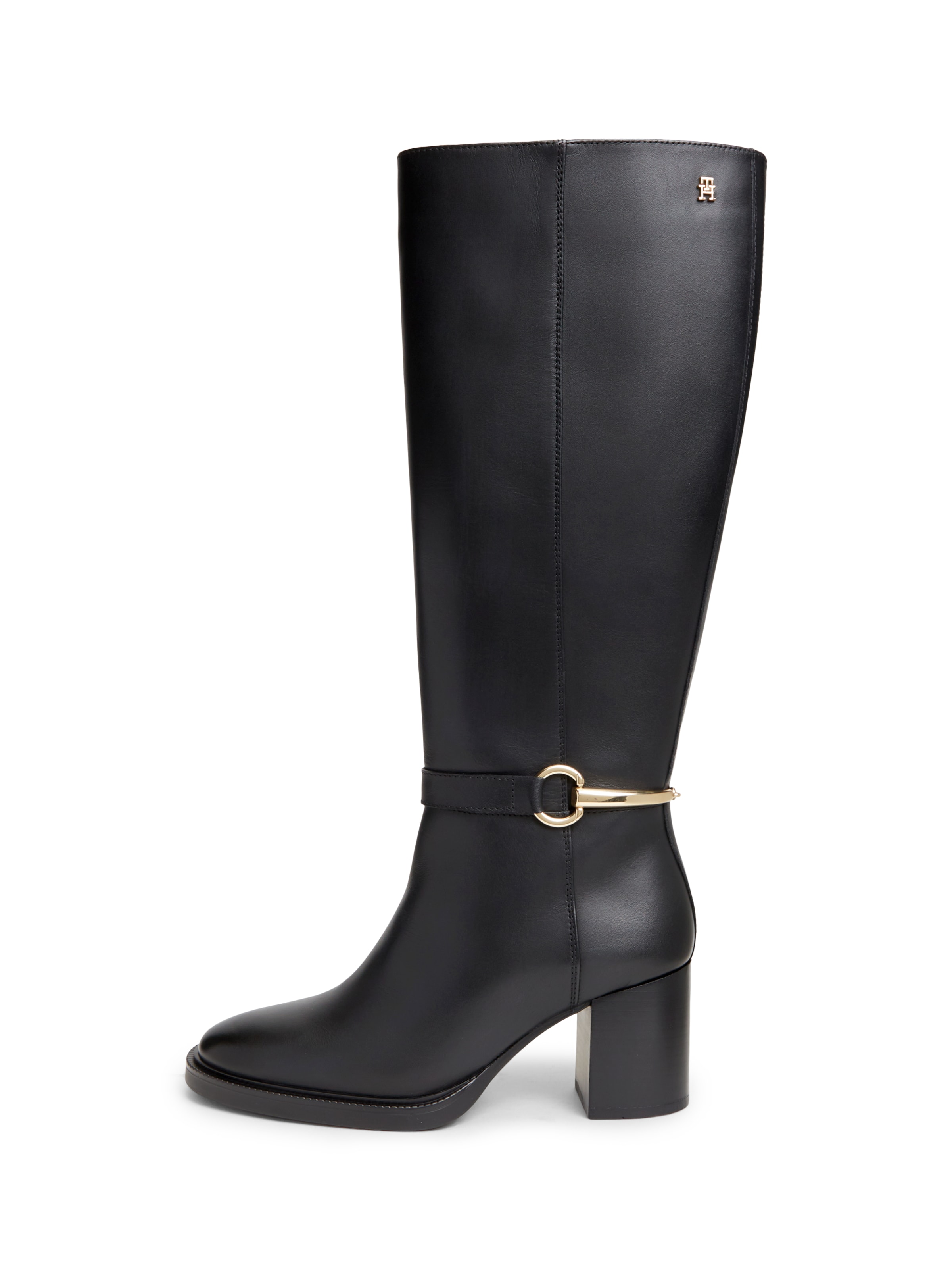 Bottes TOMMY HILFIGER en noir : devant