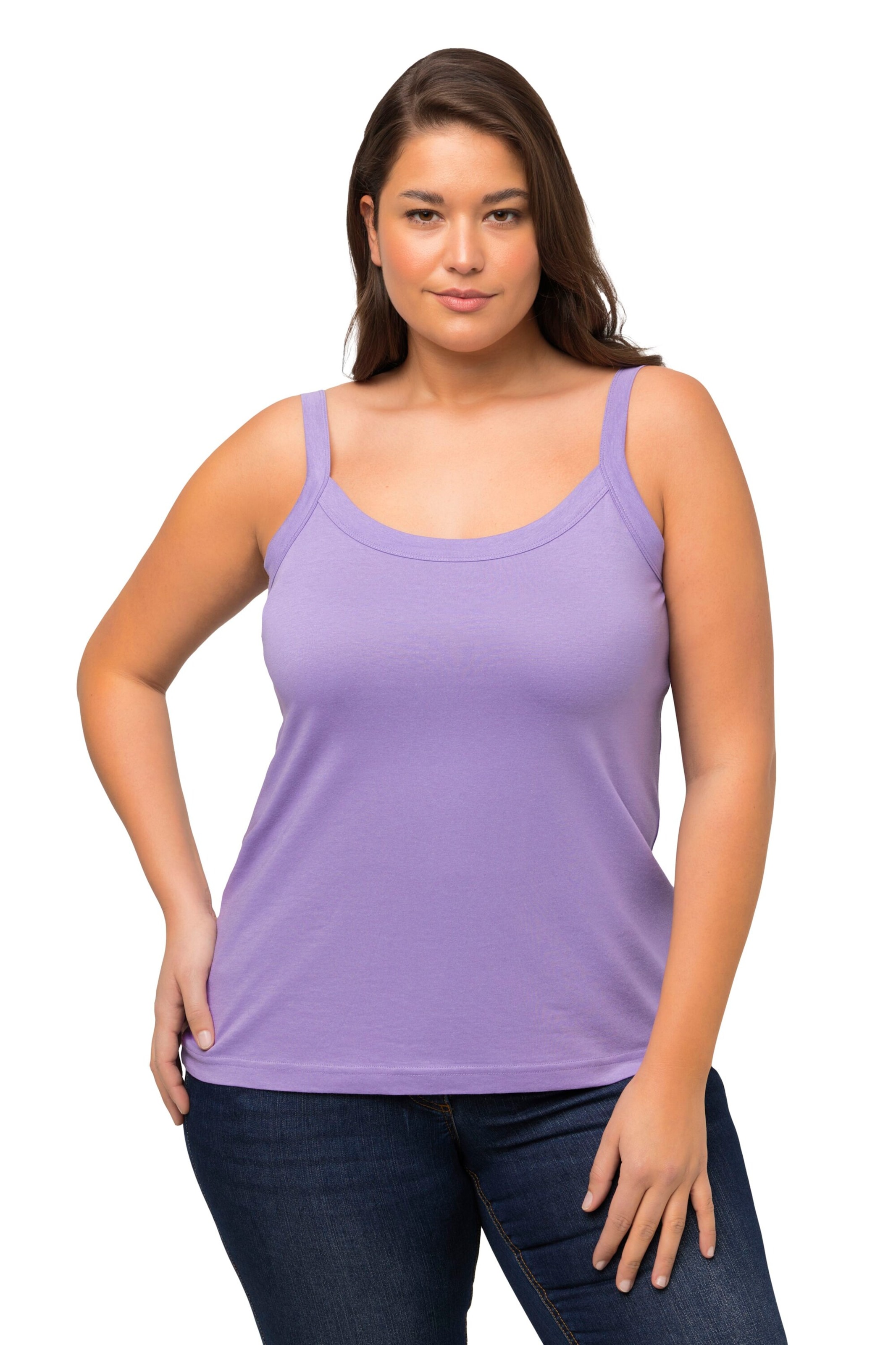 Ulla Popken Shirt in Lila: Vorderseite