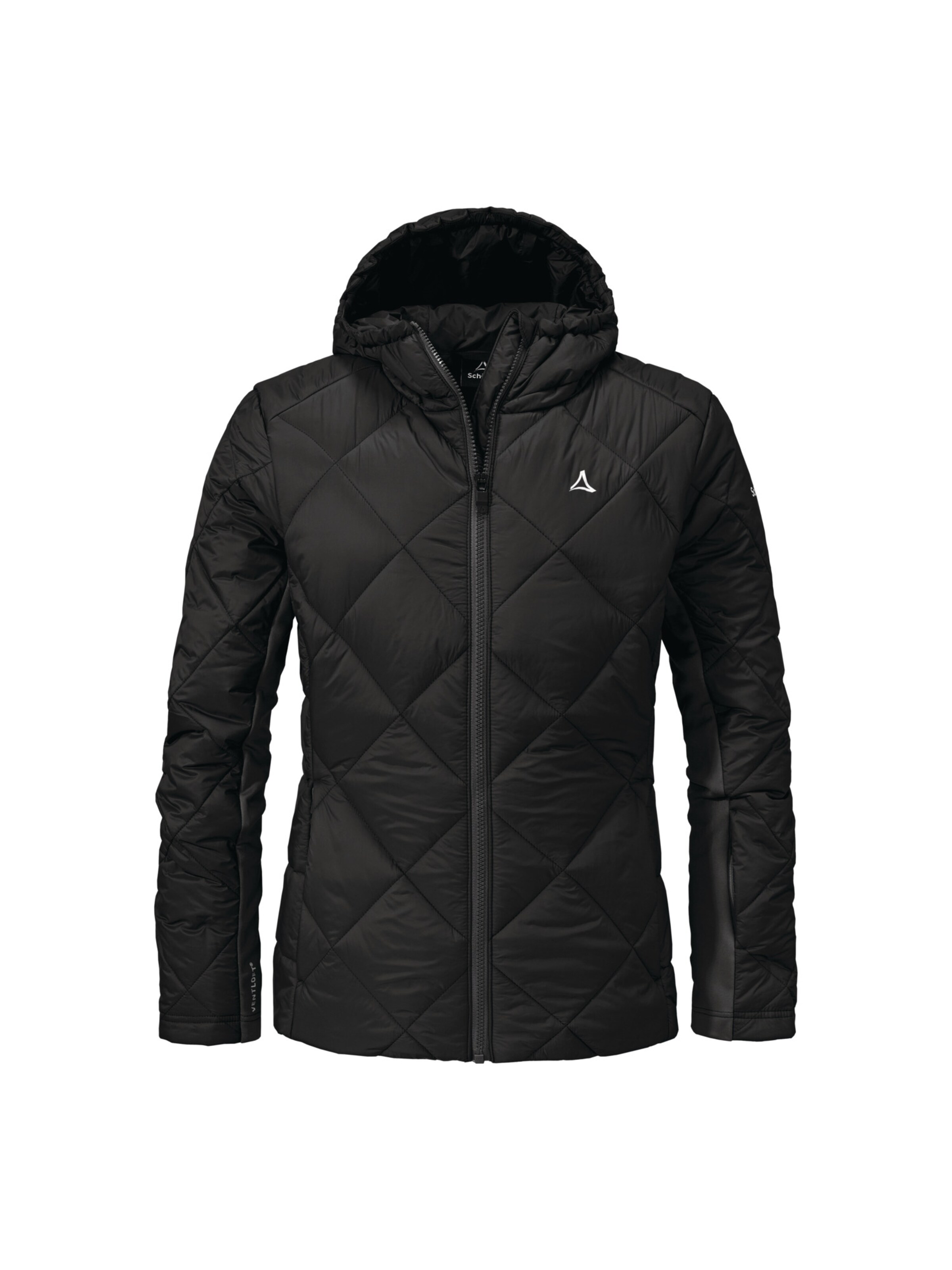 Schöffel Winterjacke 'Pontresina' in Schwarz: Vorderseite