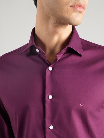 Michael Kors Slim fit Overhemd in Rood