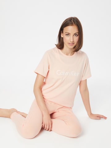 Bluză de noapte de la Calvin Klein Underwear pe portocaliu