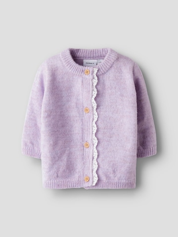 NAME IT Knit cardigan in Purple