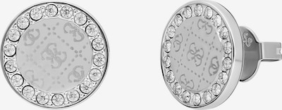 GUESS Boucles d'oreilles 'Round Harmony' en argent, Vue avec produit