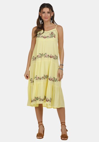 usha FESTIVAL Summer Dress in Yellow
