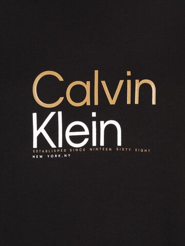 Felpa di Calvin Klein Big & Tall in nero