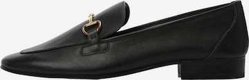 MANGO Moccasins 'Sino' in Black: front