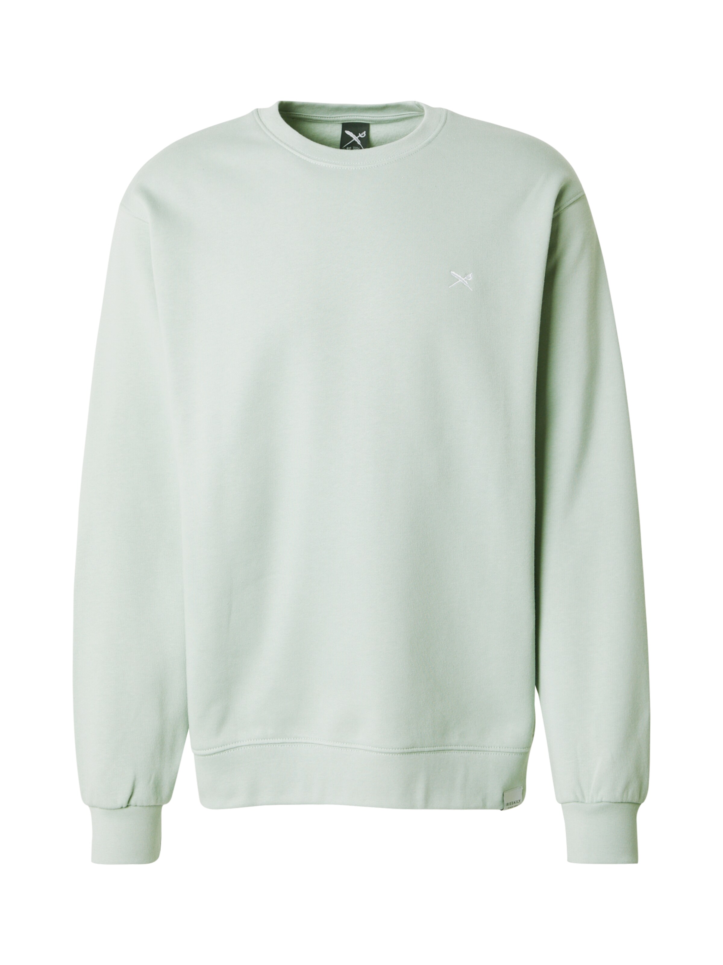 Iriedaily Regular fit Sweatshirt 'Mini Flag 2' in Groen: voorkant