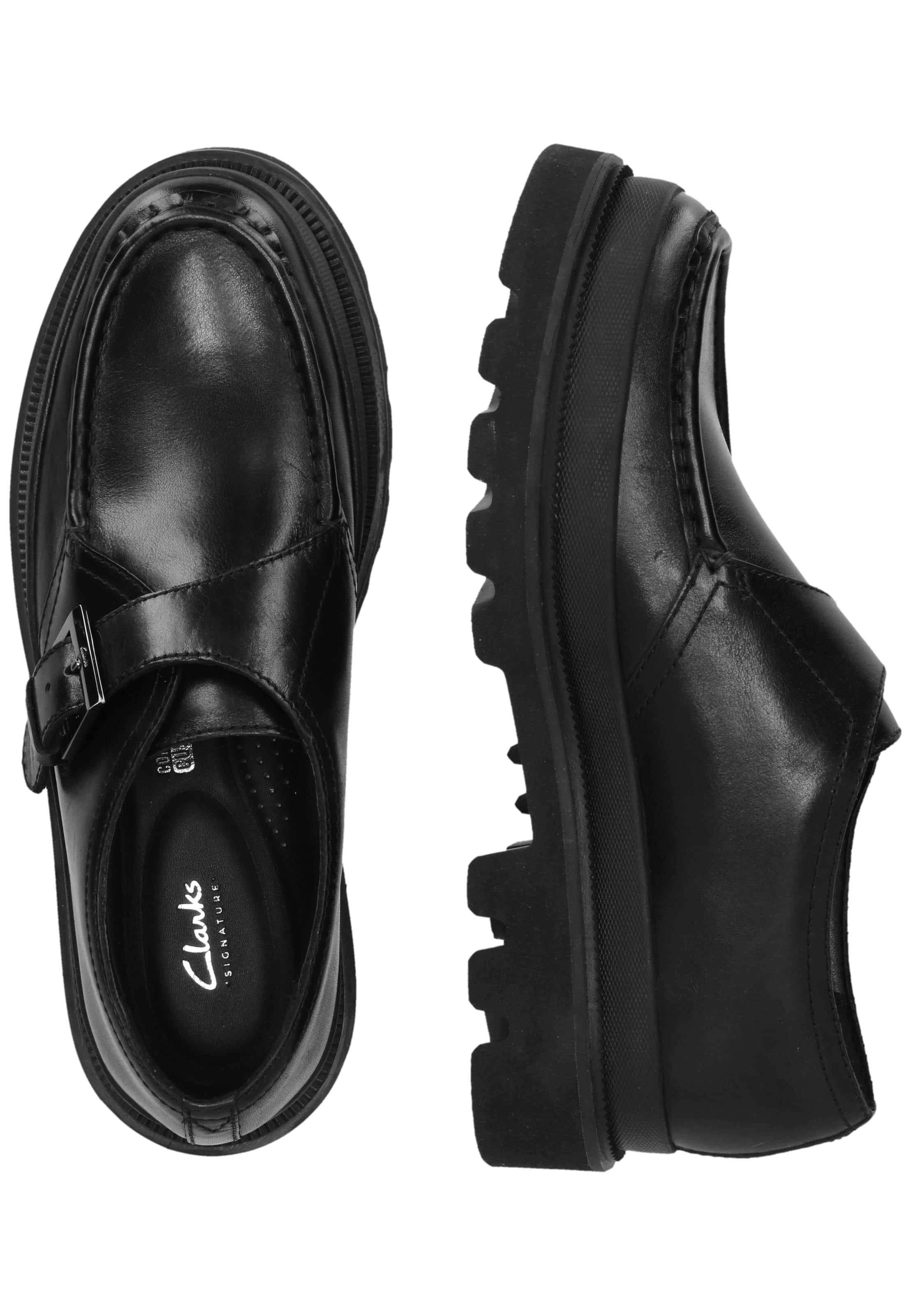CLARKS Moccasin in Black