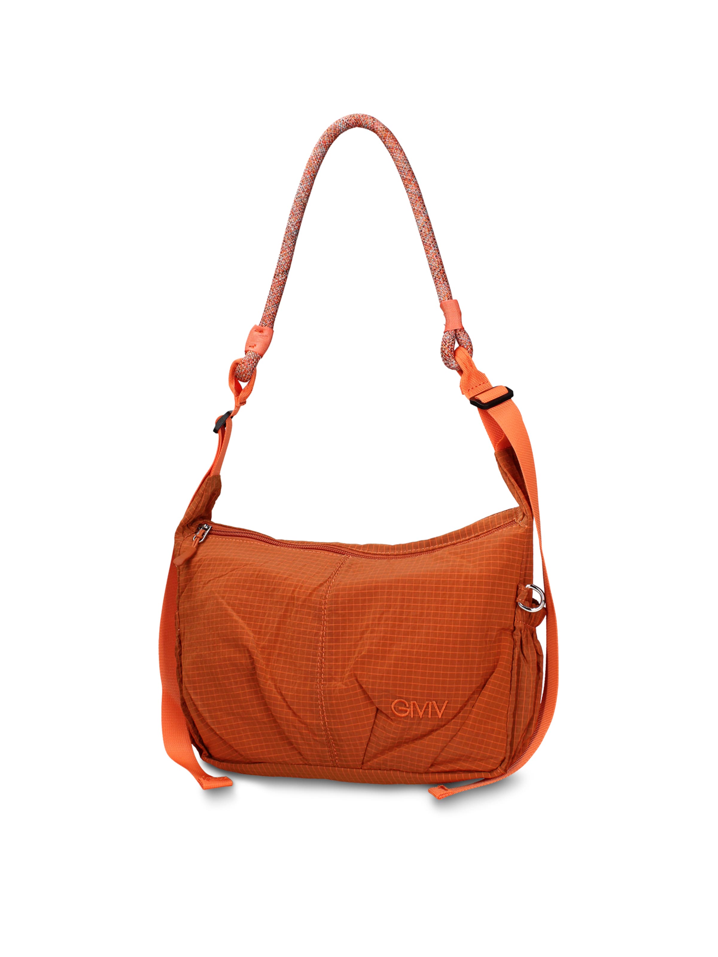 Borsa a spalla 'Borsa a Spalla Donna Gianmarco Venturi Pelle Vegana PU con Zip' di GianMarco Venturi in arancione