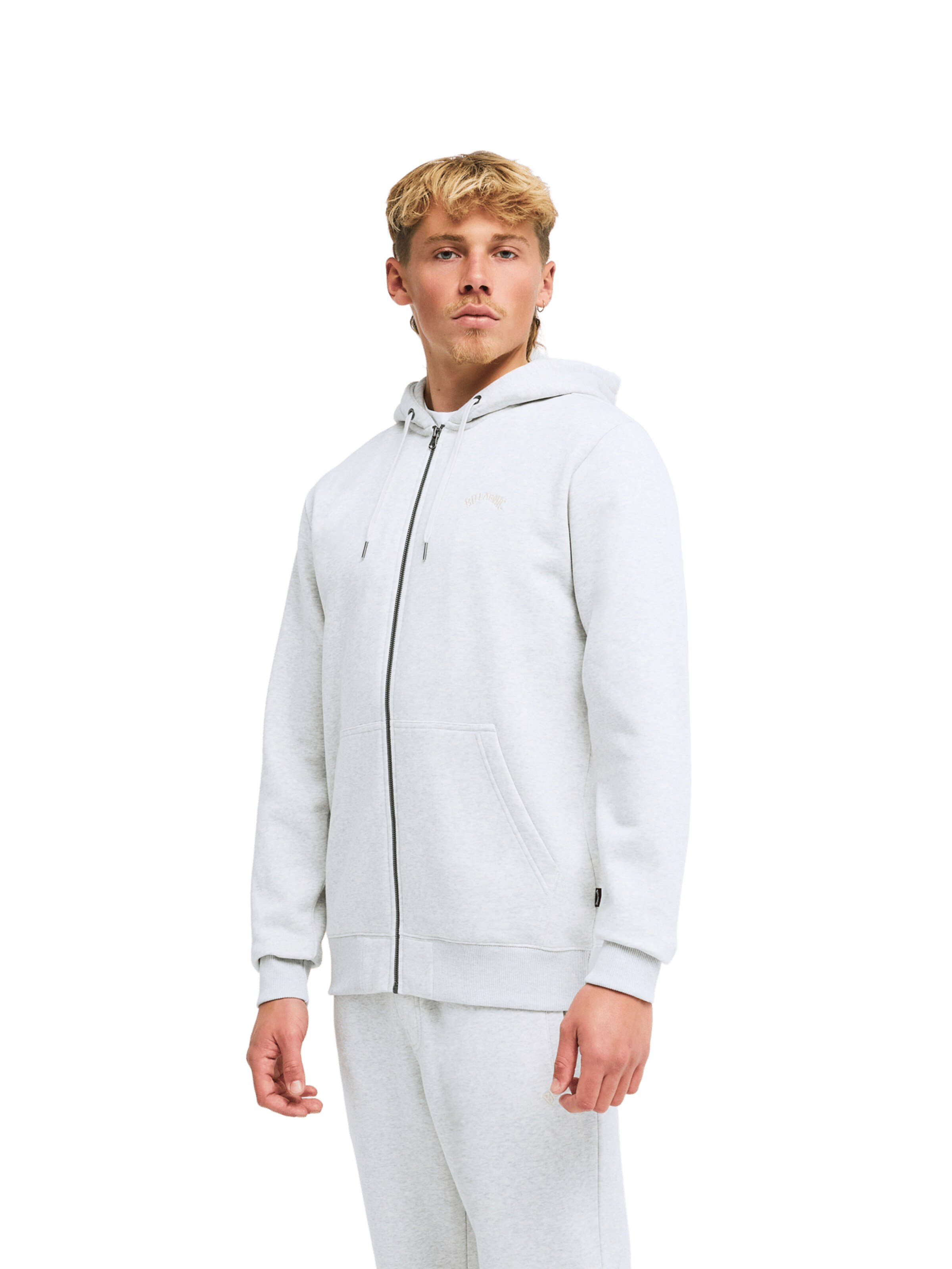 BILLABONG Zip-Up Hoodie 'Arch' in Grey