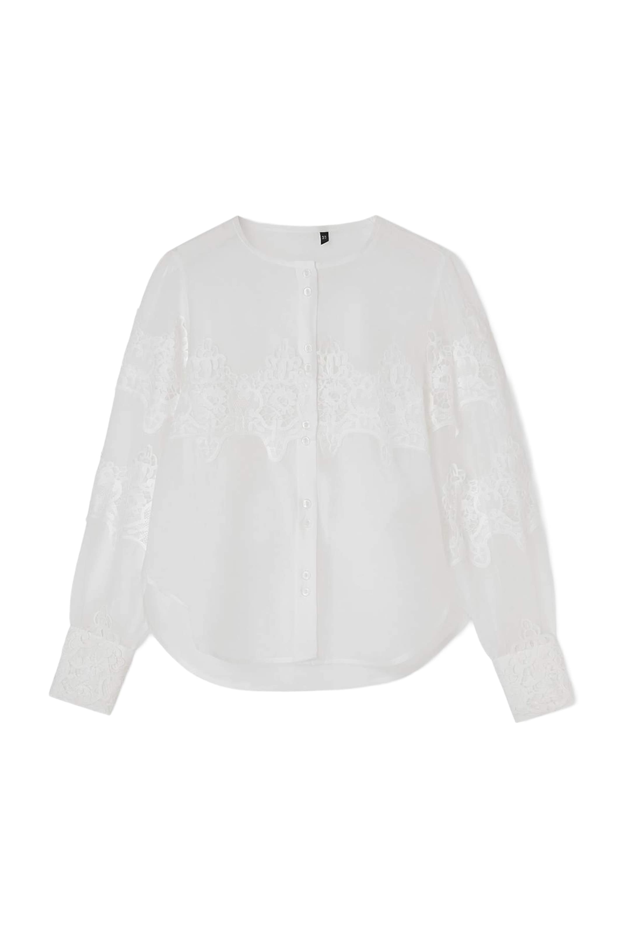 Trendyol - Blusa 'TWOSS26GO00050' en blanco: frente