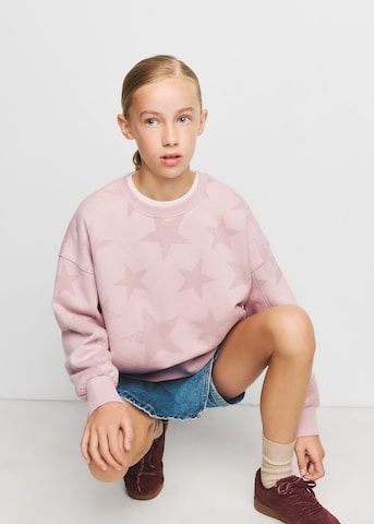 MANGO KIDS Sweatshirt 'ETOILE' in Pink: front