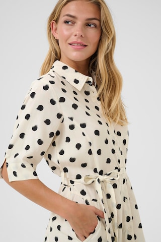 Robe-chemise 'Tiah' Cream en beige