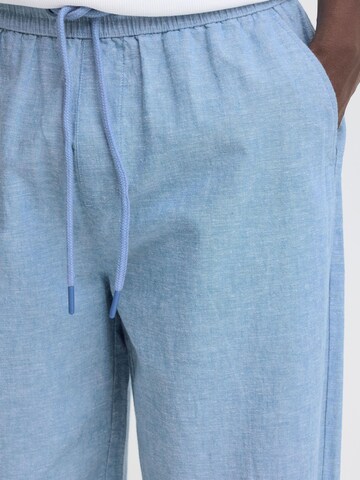 Loosefit Pantalon chino ' BHAban Linen Mix ' BLEND en bleu