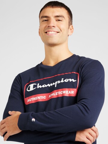 T-Shirt Champion Authentic Athletic Apparel en bleu