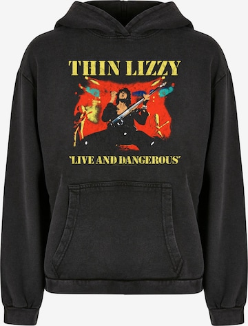 Merchcode Sweatshirt ' Thin Lizzy - LAD Bootleg  ' in Grijs: voorkant