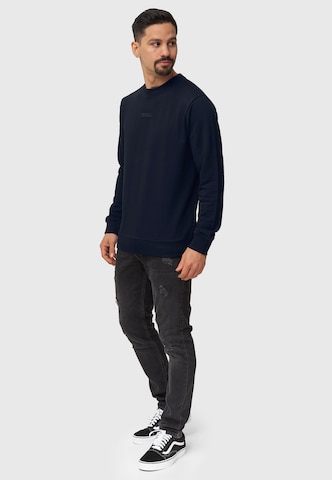 INDICODE JEANS Sweatshirt 'Baxter' in Blauw