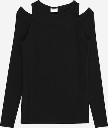 T-Shirt s.Oliver en noir : devant