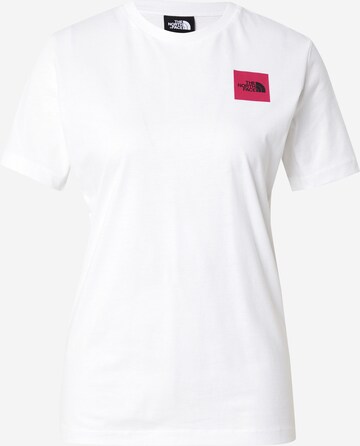 T-shirt 'COORDINATES' THE NORTH FACE en blanc : devant