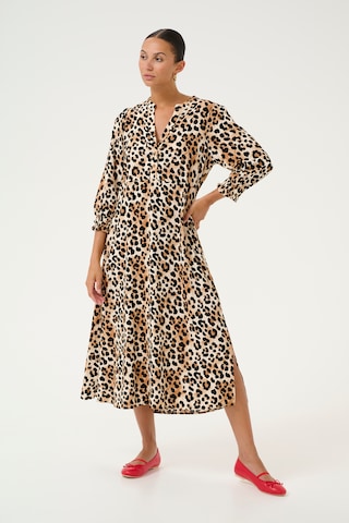 CULTURE Blousejurk 'Chay Bello' in Bruin