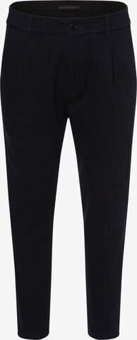 DRYKORN Pleat-Front Pants 'Chasy' in Blue: front