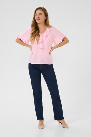 Kaffe Blouse 'Mariana' in Roze