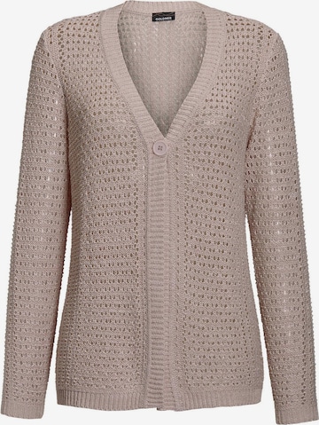 Goldner Strickjacke in Beige: predná strana