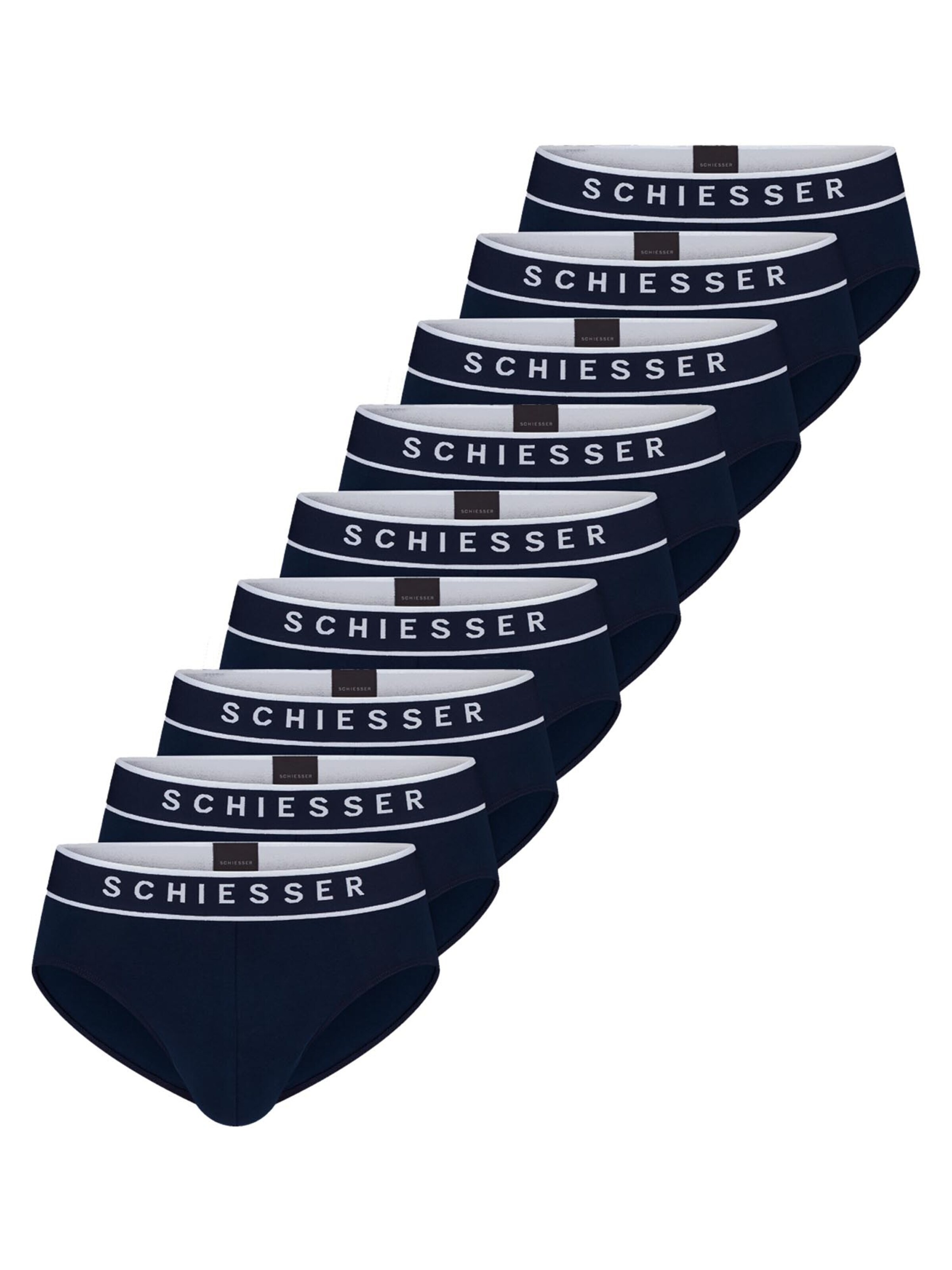 SCHIESSER Slip '95/5 Organic Cotton' in Blue: front