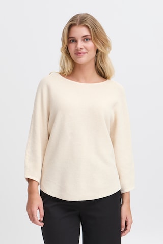 Fransa - Pullover ' SINJA PU 1 ' em branco: frente